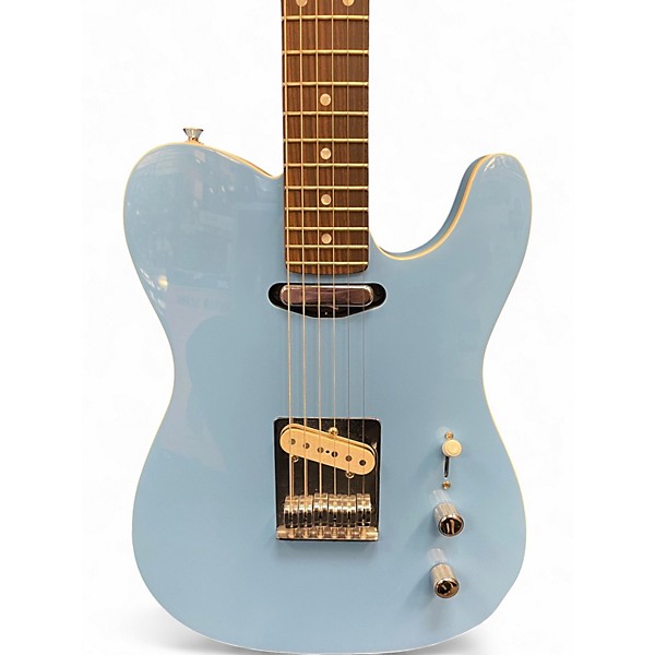 Used Fender MIJ AERODYNE TELECASTER Blue Solid Body Electric Guitar