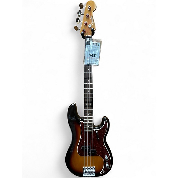 Used Fender vintage II 60s precision 3 Tone Sunburst Electric Bass Guitar