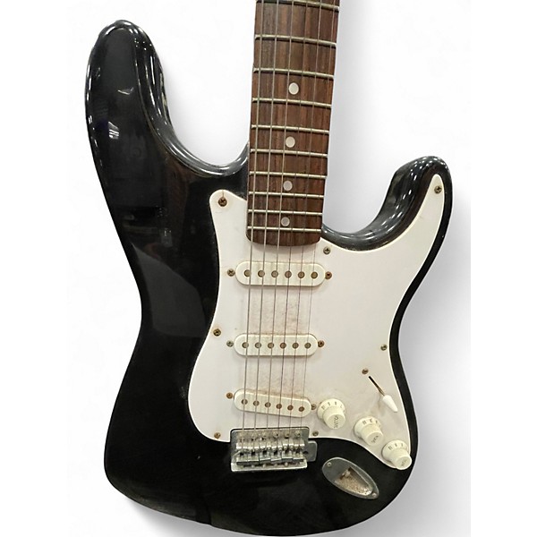 Used Squier Affinity Stratocaster Black Solid Body Electric Guitar