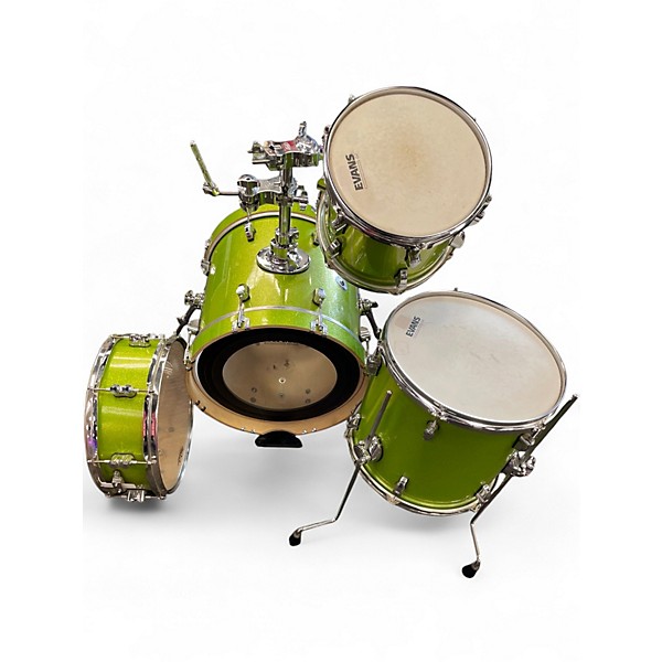 Used PDP by DW 4 Piece New Yorker Metallic Green Drum Kit