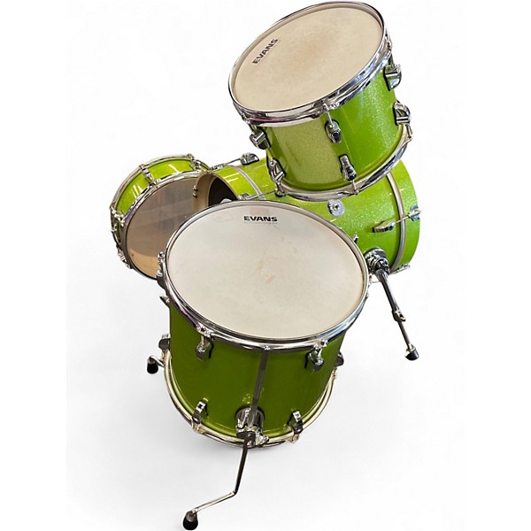Used PDP by DW 4 Piece New Yorker Metallic Green Drum Kit