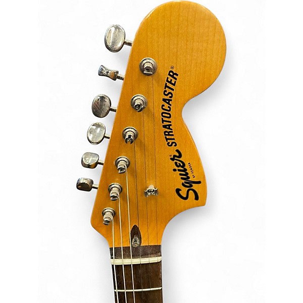 Used Squier CLASSIC VIBE 70S Stratocaster Natural Solid Body Electric Guitar