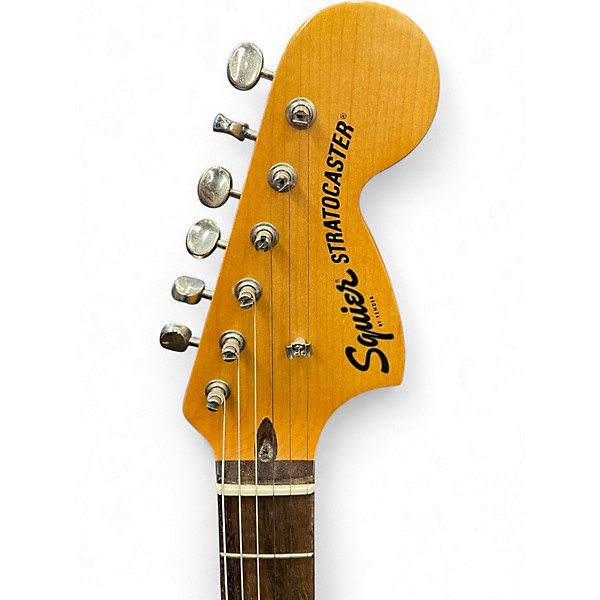 Used Squier CLASSIC VIBE 70S Stratocaster Natural Solid Body Electric Guitar