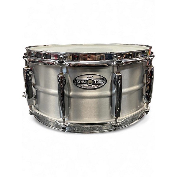 Used Pearl 6.5X14 Sensitone Snare Natural Drum