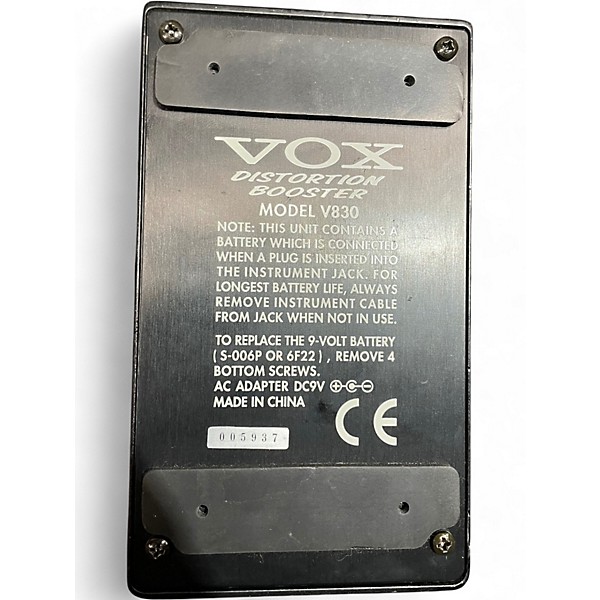 Used VOX V830 Distortion Effect Pedal