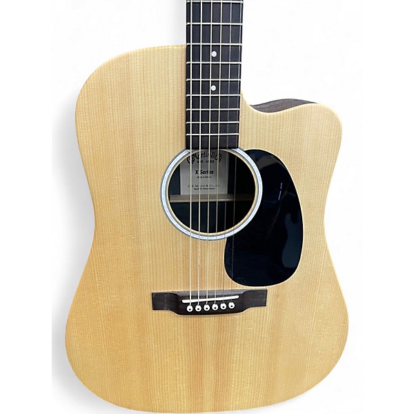 Used Martin DC-X2 Natural Acoustic Electric Guitar