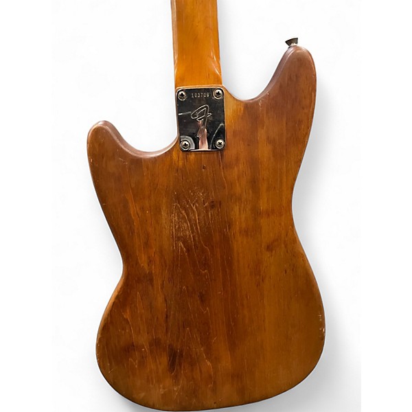 Vintage 1966 Fender Duo Sonic II Natural Solid Body Electric Guitar