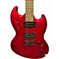 Used ESP LTD Viper 50 Chrome Red Metallic Solid Body Electric Guitar