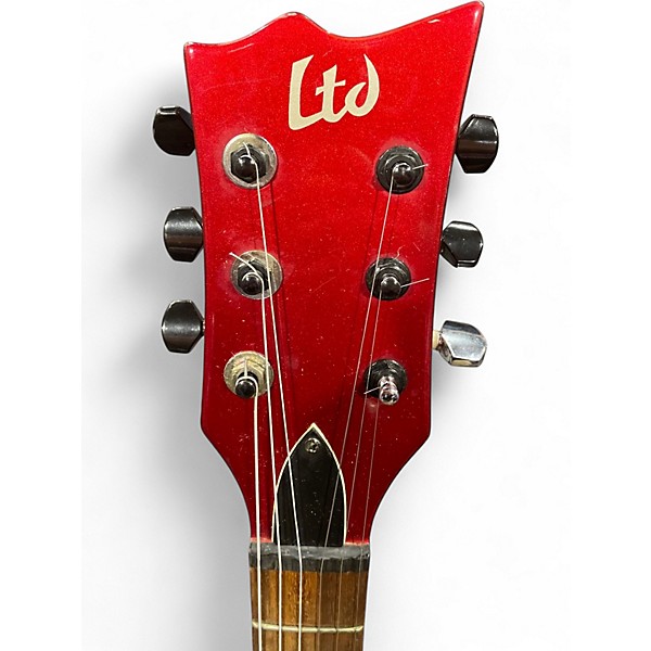 Used ESP LTD Viper 50 Chrome Red Metallic Solid Body Electric Guitar