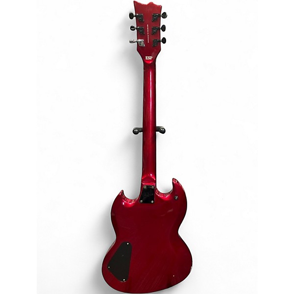 Used ESP LTD Viper 50 Chrome Red Metallic Solid Body Electric Guitar