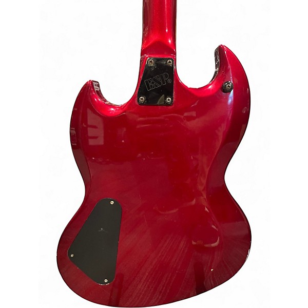 Used ESP LTD Viper 50 Chrome Red Metallic Solid Body Electric Guitar