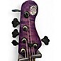 Used Lion Bass Bela Purple Electric Bass Guitar