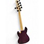 Used Lion Bass Bela Purple Electric Bass Guitar
