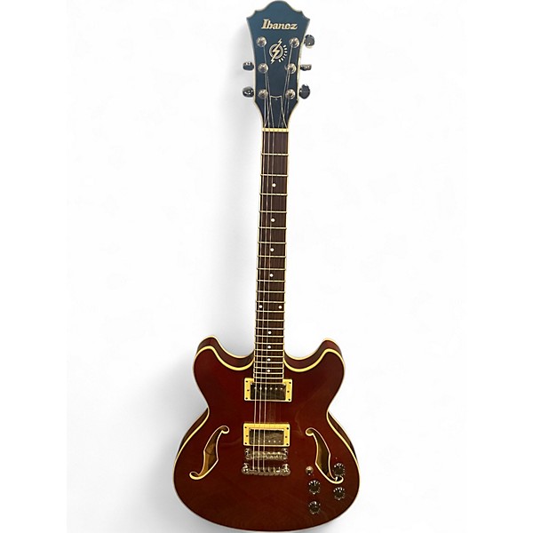 Used Ibanez AS73 Artcore Trans Red Hollow Body Electric Guitar