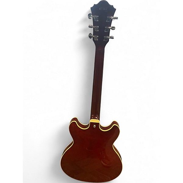 Used Ibanez AS73 Artcore Trans Red Hollow Body Electric Guitar
