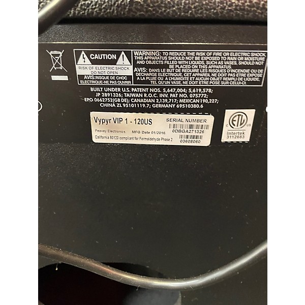 Used Peavey Vypyr VIP 1 20W 1X8 Guitar Combo Amp