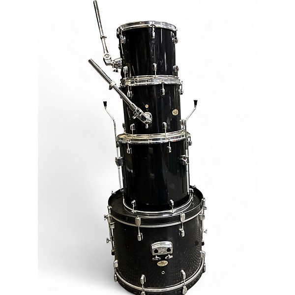 Used Pearl 4 Piece Forum Black Drum Kit