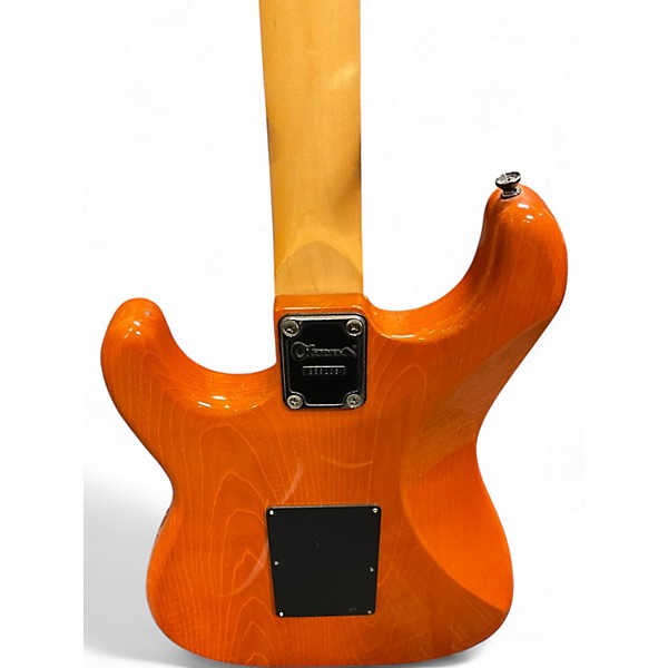 Used Charvel ST CUSTOM Orange Solid Body Electric Guitar