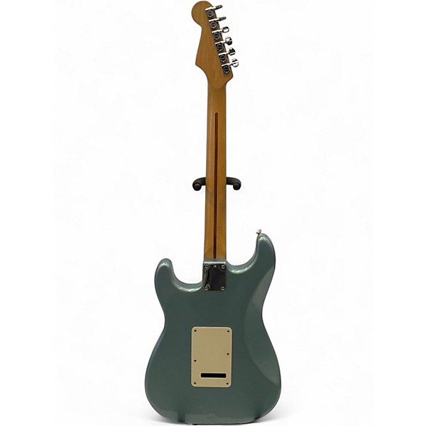 Used 2005 Fender Standard Stratocaster Blue Agave Solid Body Electric Guitar