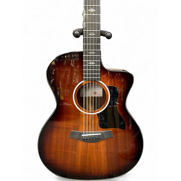 Used Taylor 224CEKDLX Faded Tobacco Acoustic Electric Guitar