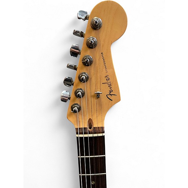 Used 2006 Fender American Deluxe Stratocaster 3 Color Sunburst Solid Body Electric Guitar