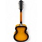 Used Guild F-2512E Deluxe 3 Color Sunburst 12 String Acoustic Guitar