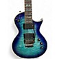 Used ESP EC1000 Deluxe Ocean Blue Burst Solid Body Electric Guitar