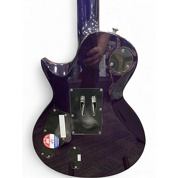 Used ESP EC1000 Deluxe Ocean Blue Burst Solid Body Electric Guitar
