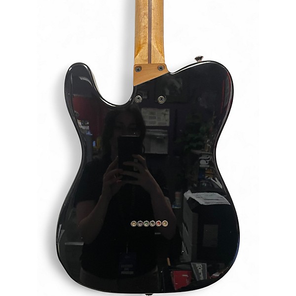 Used Warrior Bella 52 Black Solid Body Electric Guitar