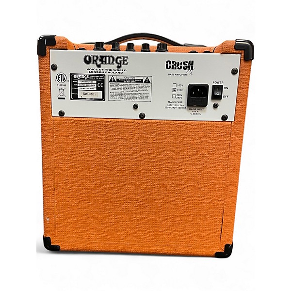 Used Orange Amplifiers CRUSH 25BX Bass Combo Amp