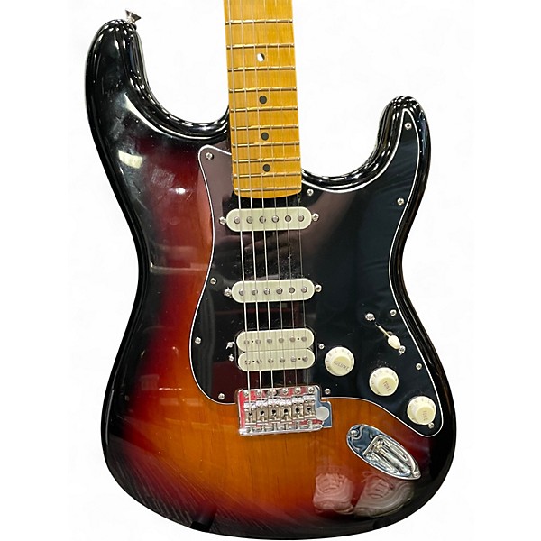 Used Fender American Professional Classic Stratocaster 3 Tone Sunburst Solid Body Electric Guitar