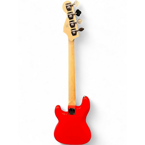 Used Squier AFFINITY PJ Candy Apple Red Electric Bass Guitar