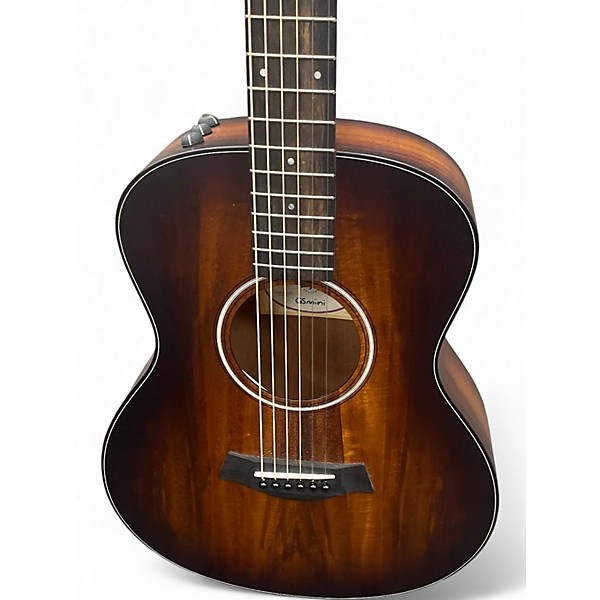 Used Taylor GS Mini-e Koa Plus Natural Acoustic Electric Guitar