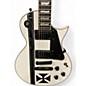 Used ESP LTD James Hetfield Signature Iron Cross Arctic White Solid Body Electric Guitar
