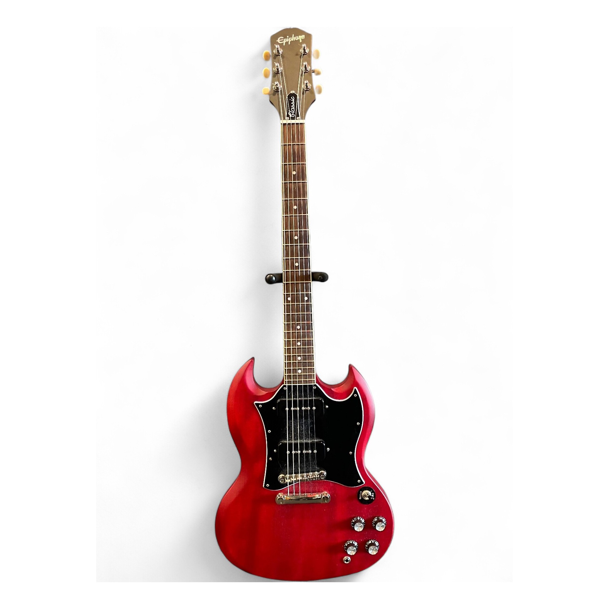 Used Epiphone SG Special P-90 Cherry Solid Body Electric Guitar