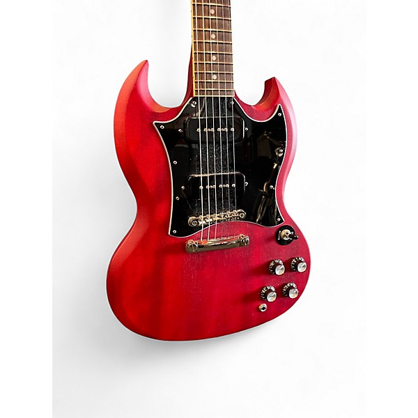 Used Epiphone SG Special P-90 Cherry Solid Body Electric Guitar