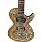 Used Xaviere X-110 Silver Oyster Pearl Solid Body Electric Guitar