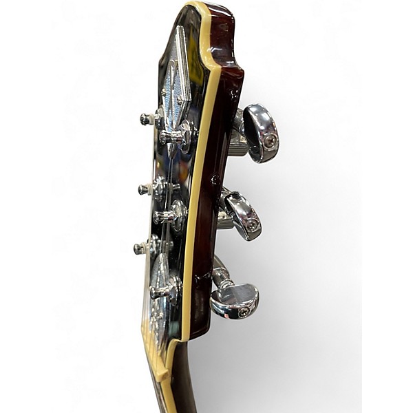 Used Xaviere X-110 Silver Oyster Pearl Solid Body Electric Guitar