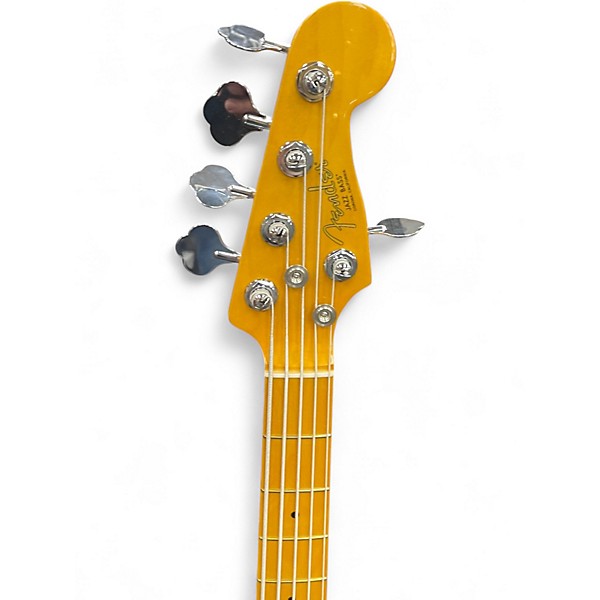 Used Fender AMERICAN PROFESSIONAL II JAZZ BASS V PINE Natural Electric Bass Guitar
