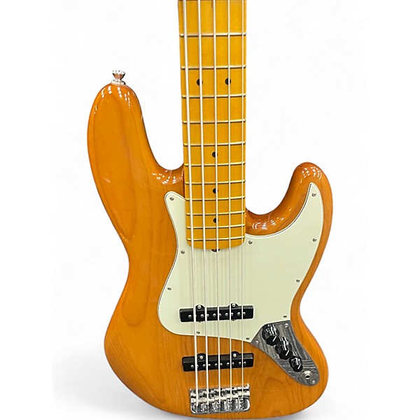 Used Fender AMERICAN PROFESSIONAL II JAZZ BASS V PINE Natural Electric Bass Guitar
