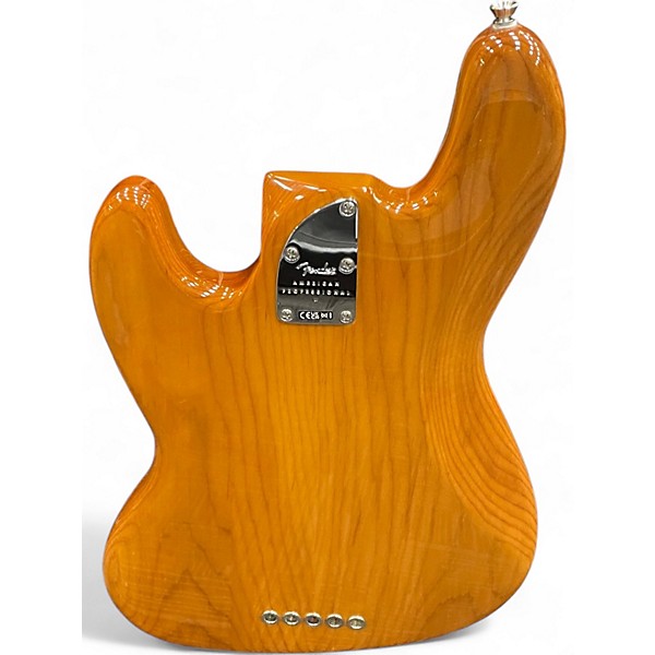 Used Fender AMERICAN PROFESSIONAL II JAZZ BASS V PINE Natural Electric Bass Guitar