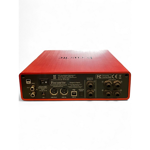 Used Focusrite Scarlett 18i8 Audio Interface