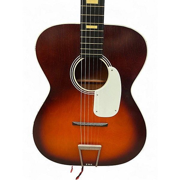 Used Silvertone H1143 2 Color Sunburst Acoustic Guitar