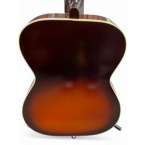 Used Silvertone H1143 2 Color Sunburst Acoustic Guitar