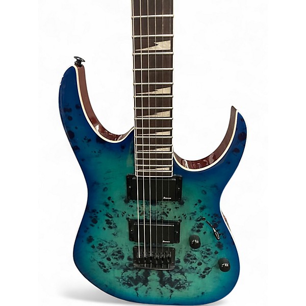 Used Ibanez GRG221 Blue Solid Body Electric Guitar