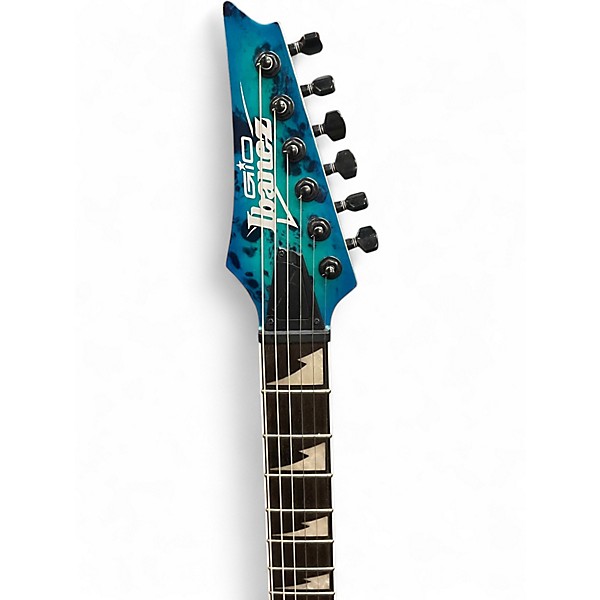 Used Ibanez GRG221 Blue Solid Body Electric Guitar