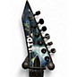 Used ESP LTD Kirk Hammett Signature White Zombie Custom Graphic Solid Body Electric Guitar