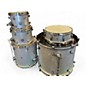 Used Mapex 5 Piece Horizon Silver Sparkle Drum Kit thumbnail