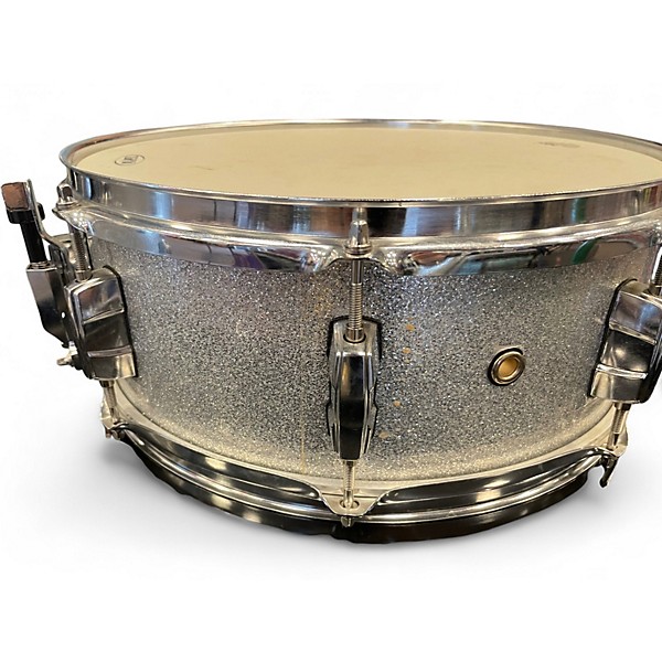 Used Mapex 5 Piece Horizon Silver Sparkle Drum Kit