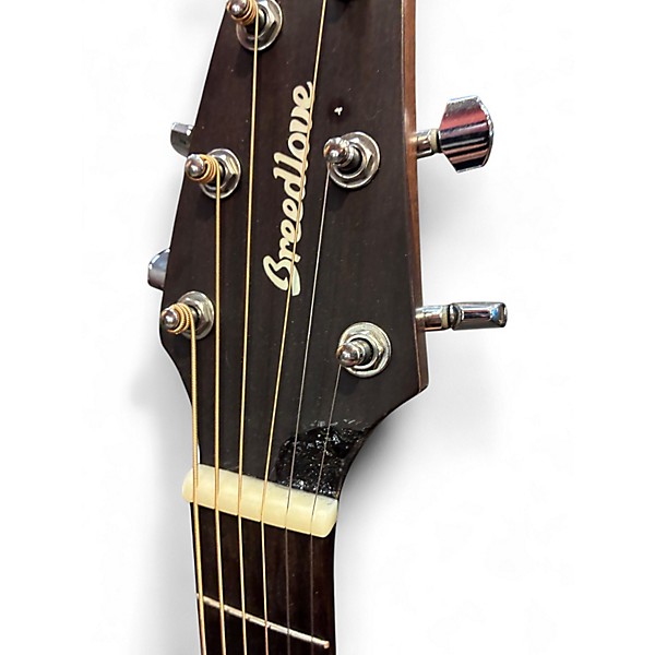 Used Breedlove Discovery Concert Cutaway Brown Sunburst Acoustic Electric Guitar